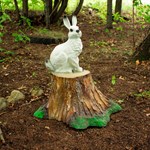 Фигура заяц для дачи