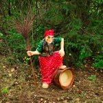 Декоративная фигура Баба Яга Декоративная фигура Баба Яга