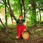 Фигура для сада Баба-Яга Фигура для сада Баба-Яга