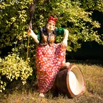 Садовая фигура  Баба-Яга