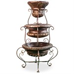 Трехярусный вазон для цветов