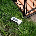 Деревянный мостик с фонарями