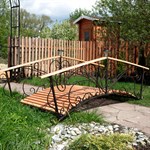 Мостик из металла для дачи фото Мостик из металла для дачи фото