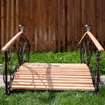 Мост деревянный с фонарями Мост деревянный с фонарями