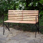 Скамейка для дачи из дереква