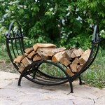 Дровница в садом центре