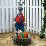 Фигура для сада ослик U07538