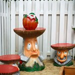 Тыква фигурка для дачи садовый центр