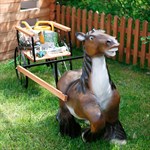 Фигура лошадь с тележкой