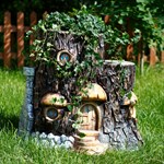 Кашпо пень для цветов