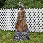 Фонтан декоративный орел на скале