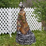 Фонтан  для дачи орел на скале