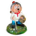 Садовая фигурка Еж с лукошком