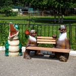 Скамейка для детской площадки