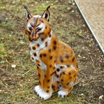 Садовая фигура рысь Садовая фигура рысь