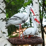 Фигурка для сада аист интернет магазин