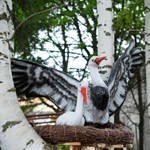 Фигурка для сада аисты