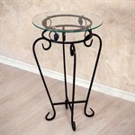 Стол стеклянный круглый