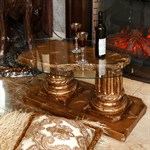 Стол со стеклом