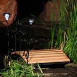 Кованый мостик для сада