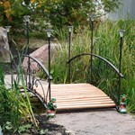Мостик декоративный для дачи