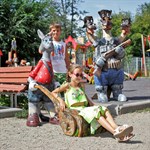 Парковая фигура Ослик