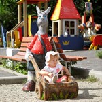 Фигура из стеклопластика Ослик