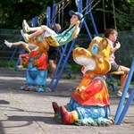 Фигура для сада Бегемот