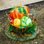 Садовый декор - крышка люка