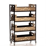 Стеллаж с ящиками для хранения