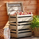 Деревянные ящики для хранения 