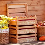 Деревянные ящики для дачи
