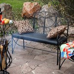 Кованный диван для дачи