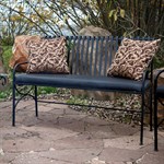 Кованый диван для дачи