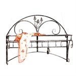 Настенная вешалка с полкой