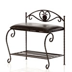 Металлическая банкетка фото