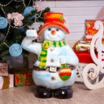 Новогодняя фигура Снеговик