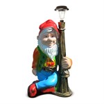  Дачный гном с фонарем