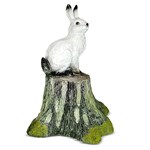 Садовая фигура Заяц на пеньке