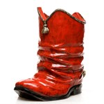 Кашпо для цветов сапог