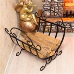 Кованая дровница фото 