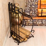 Кованая дровница фото 