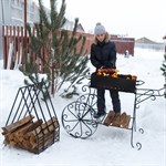 Кованый мангал для дачи