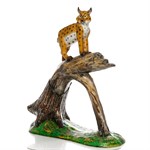 Садовая фигура рысь фото