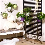 Кованая стойка для цветов