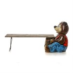 Скамейка детская медведь