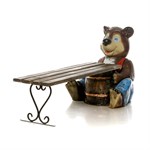 Скамейка для сада Медведь