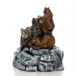 Декоративный фонтан с мишками