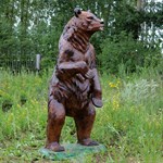 Фигура для сада медведь