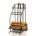 Дровница из металла